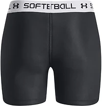 Under Armour Girls' Utility Softball Slider Shorts