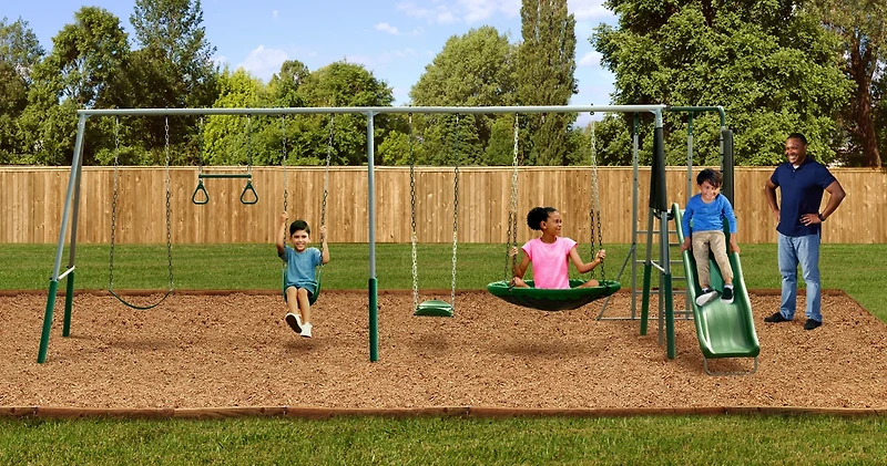 AGame Wild Adventure Metal Swing Set
