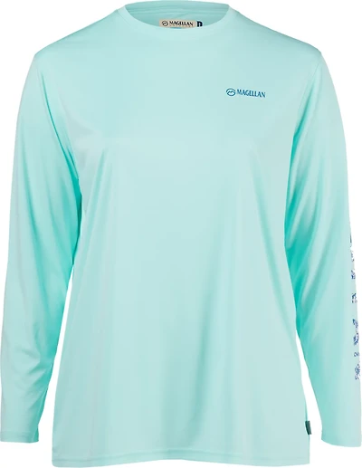 Magellan Women's Plus Caddo Lake Logo Long Sleeve T-shirt