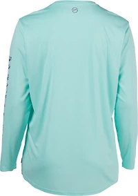 Magellan Women's Plus Caddo Lake Logo Long Sleeve T-shirt