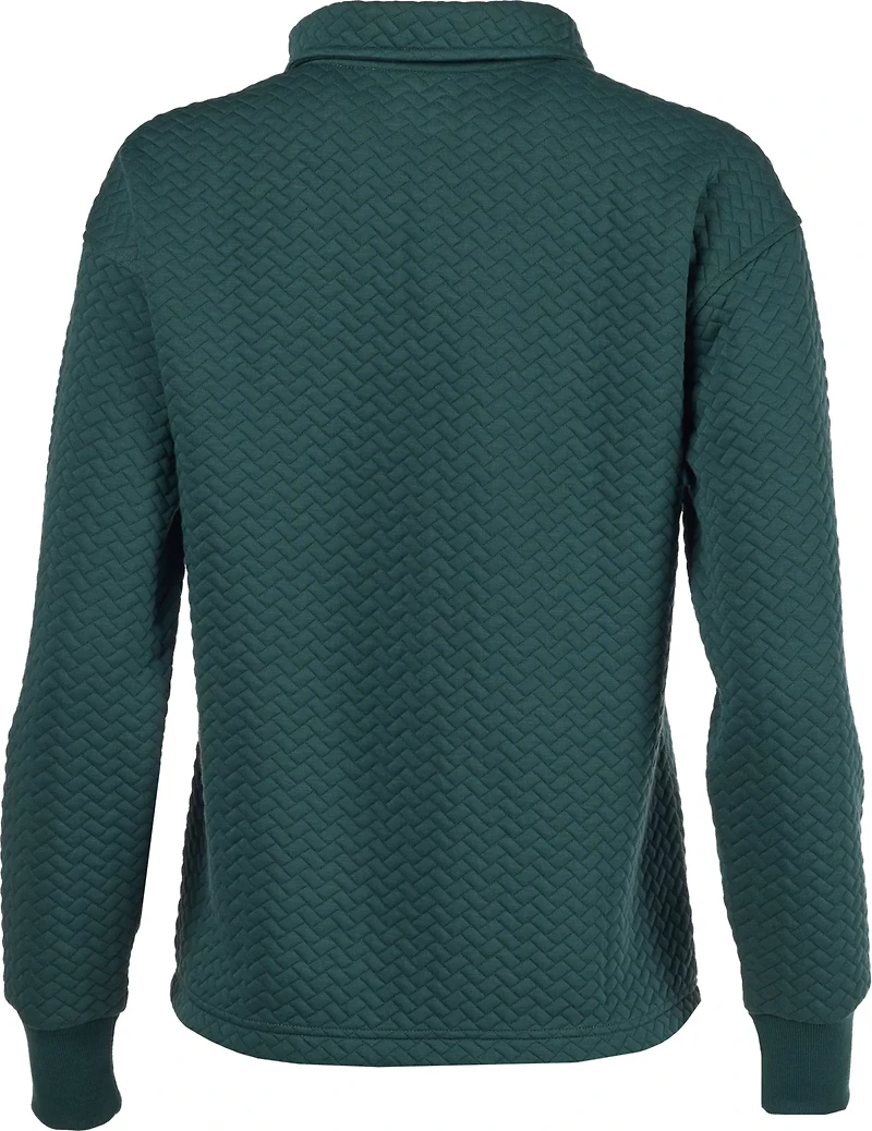 BCG Women's Quilt Quarter-Zip Top