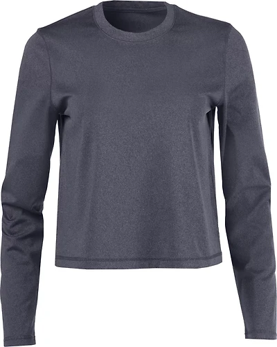 BCG Women's Rib Long Sleeve Crop Top