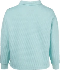 BCG Women's Plus Quilted Quarter-Zip Top