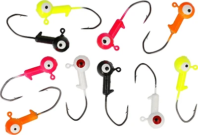 Lazer Sharp Pro-V 1/16 oz Assorted Ball Jigheads 25-Pack