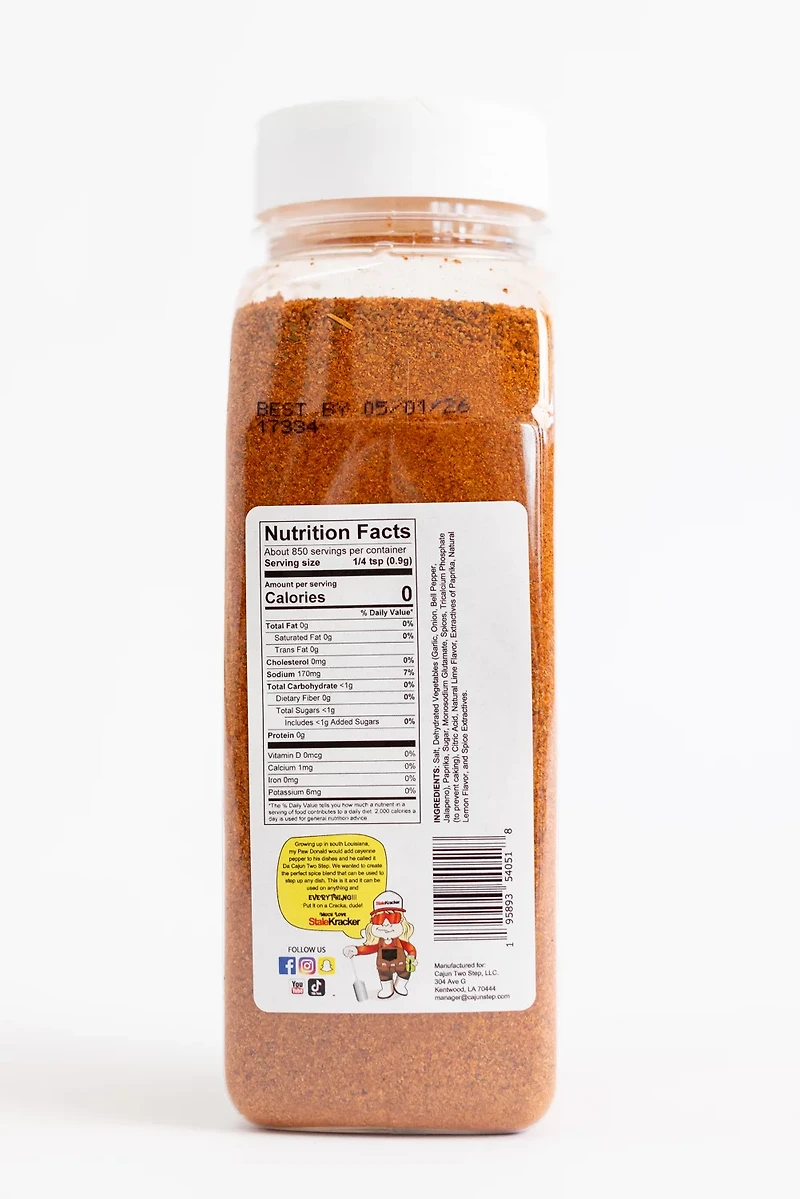 Cajun Two Step 27 oz Original Blend Seasoning