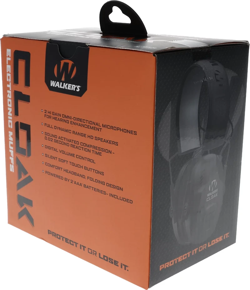 Walker's Cloak Dual Mic Electronic Muffs