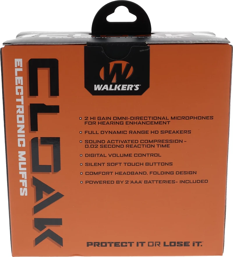 Walker's Cloak Dual Mic Electronic Muffs