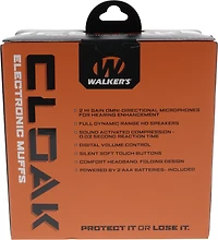 Walker's Cloak Dual Mic Electronic Muffs