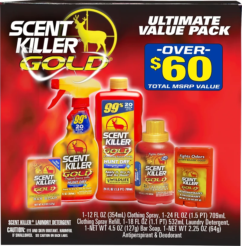 Wildlife Research Center Scent Killer Gold Value Kit
