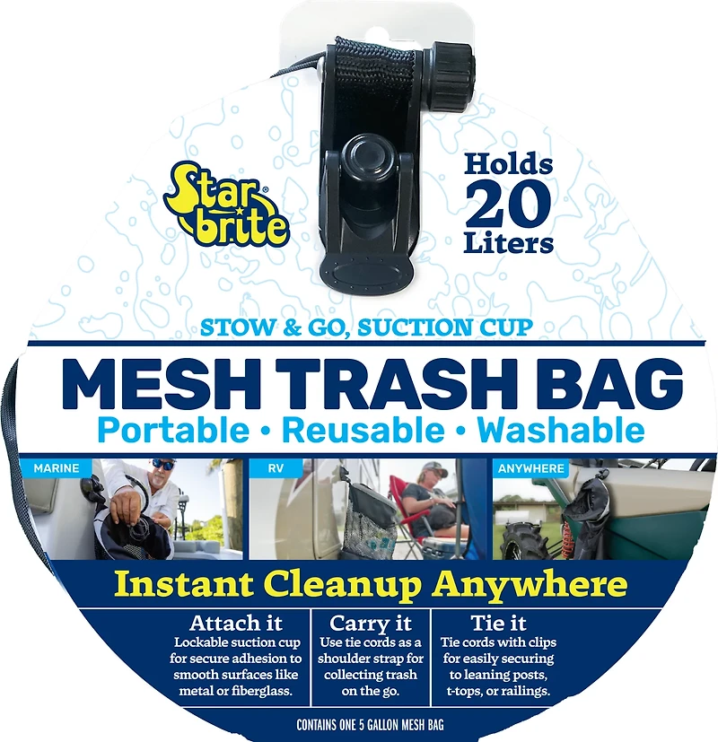 Starbrite 5 Gallon Mesh Trash Bag