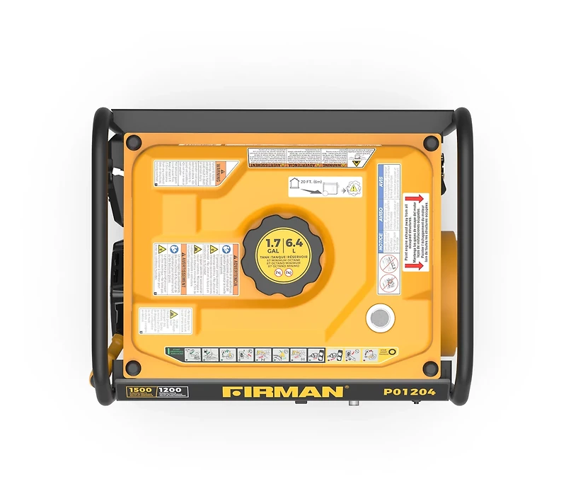 Firman 1,500W/1,200W Gasoline Power Generator