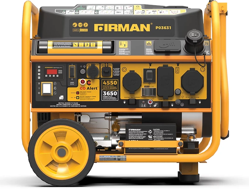 Firman 4,550W/3,650W Gasoline Power Generator