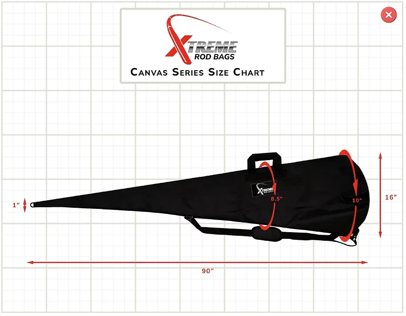xTreme Canvas Series Rod and Reel Bag