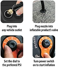 Waimea Bay 16 Psi Electric Air Pump For Kayaks And Paddleboards