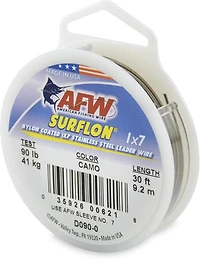 American Fishing Wire Surflon 90 lbs - 30 ft Leader Wire