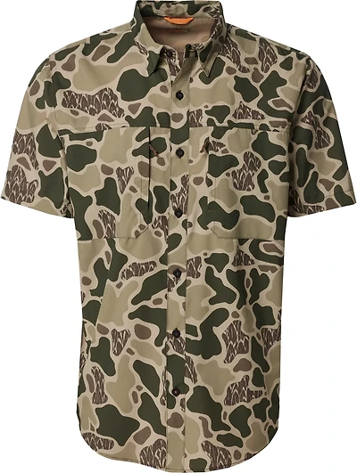 Magellan Outdoors Men's Lightweight Ripstop Button Down Short Sleeve Shirt