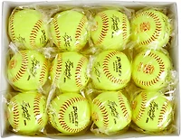 Dudley NFHS USA Thunder Heat 12 in Fastpitch Softballs 12-Pack