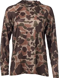 Magellan Outdoors Hunt Gear Women's Eagle Pass Tech Mesh Hooded Long Sleeve Shirt