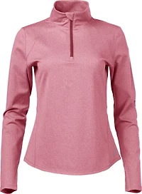 BCG Women's Double Knit 1/4 Zip Top