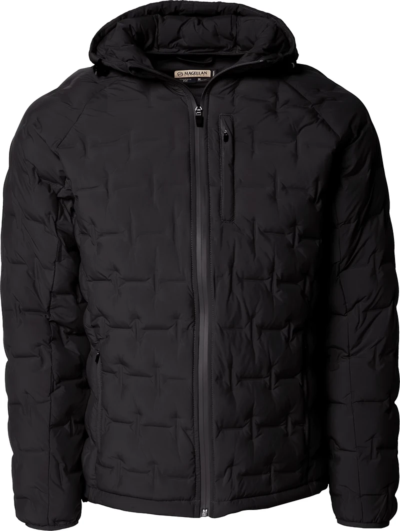 Magellan Outdoors Men's Backpacker Trail Textured Puffer Jacket