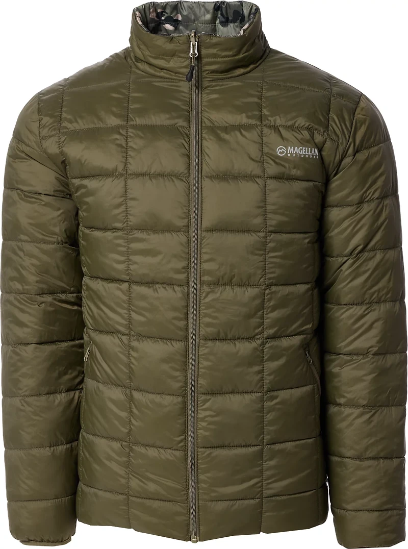 Magellan Outdoors Men's Lost Pines Print Puffer Jacket