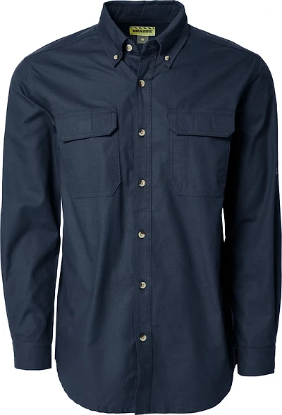 Brazos Men's Contractor Ripstop Long Sleeve Work Shirt