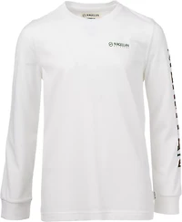 Magellan Outdoors Kids' Grotto Falls Holiday Print Long Sleeve Graphic T-shirt