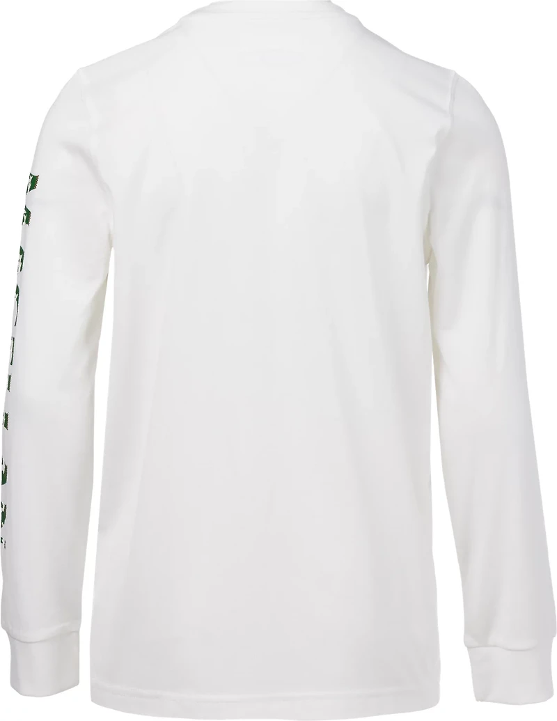 Magellan Outdoors Kids' Grotto Falls Holiday Print Long Sleeve Graphic T-shirt