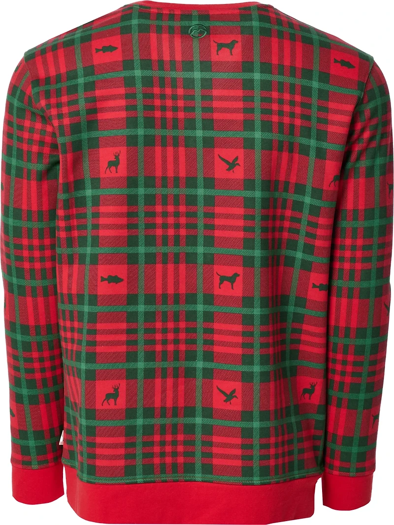 Magellan Outdoors Men's Holiday Fleece Crew Neck Sweatshirt