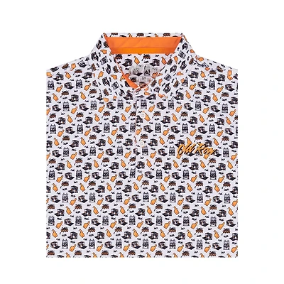 Old Row Men's #1 Pregamer Printed Polo