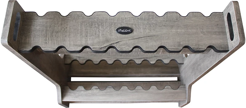 Rush Creek Double-Sided 16-Rod Rolling Storage Rack