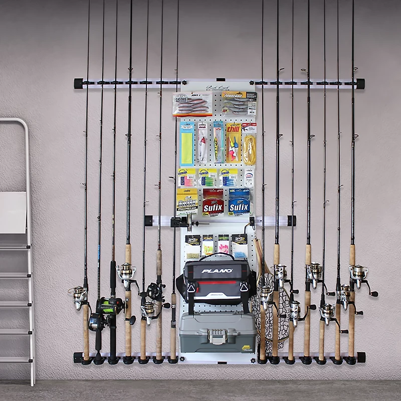 Rush Creek No Limit 14-Rod/Tackle Modular Wall Storage Rack