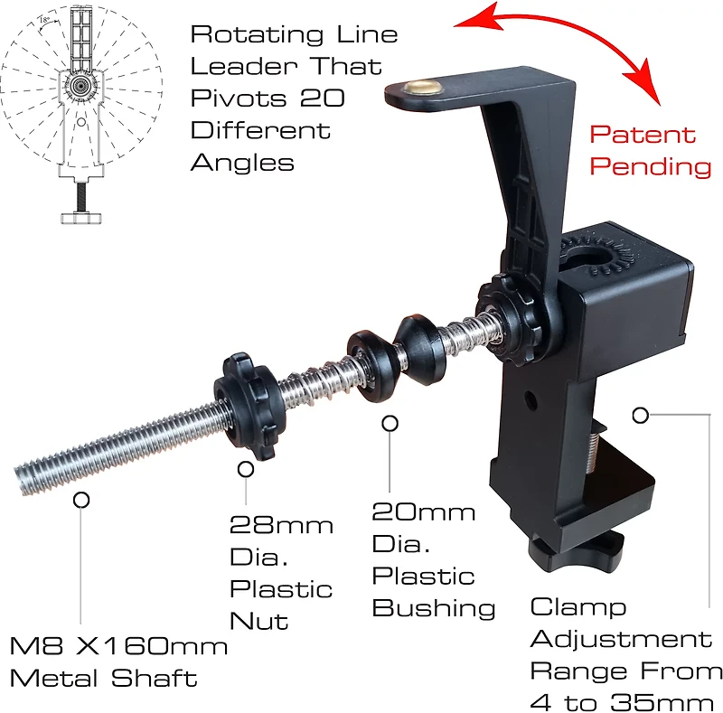 Rush Creek High-Tension Fishing Line Spooler