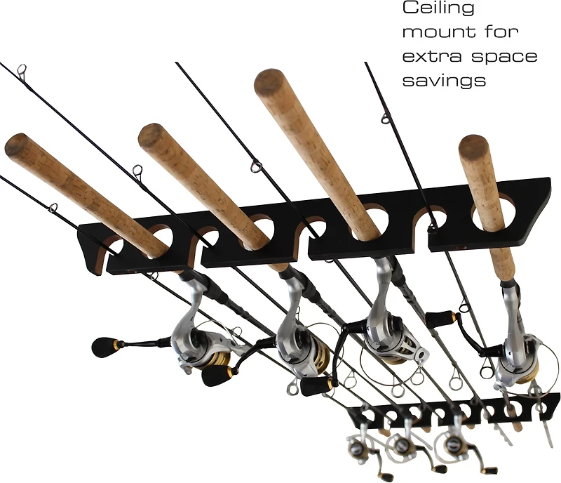 Rush Creek Wall Ceiling 8-Rod Storage Rack