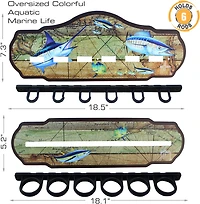 Rush Creek Guy Harvey 6-Rod Wall Storage Rack