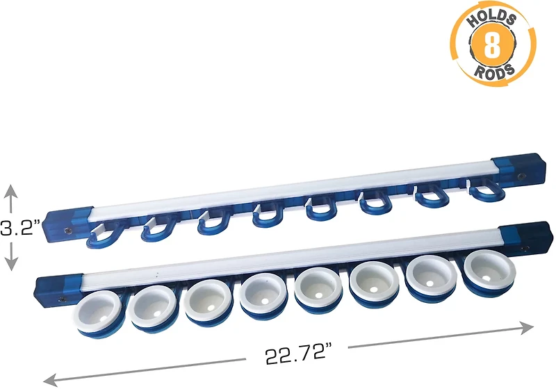 Rush Creek All Weather Expandable 8-Rod Wall Ceiling Rack