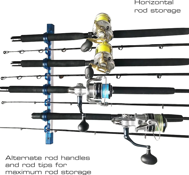 Rush Creek All Weather Expandable 8-Rod Wall Ceiling Rack