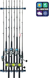 Rush Creek All Weather Expandable 8-Rod Wall Ceiling Rack