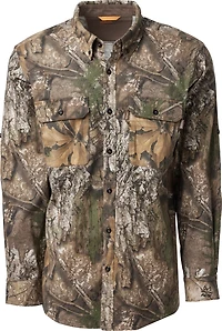 Magellan Outdoors Hunt Gear Men's Stonewell Long Sleeve Twill Shirt