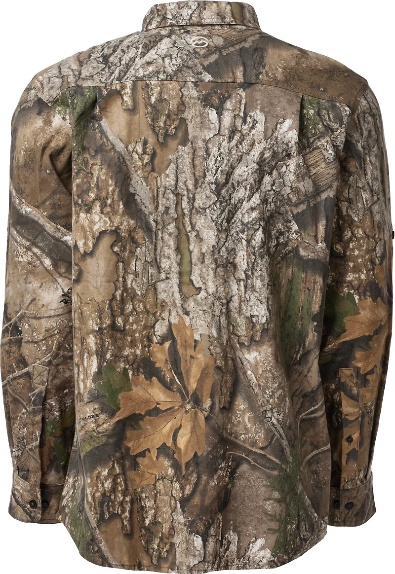 Magellan Outdoors Hunt Gear Men's Stonewell Long Sleeve Twill Shirt