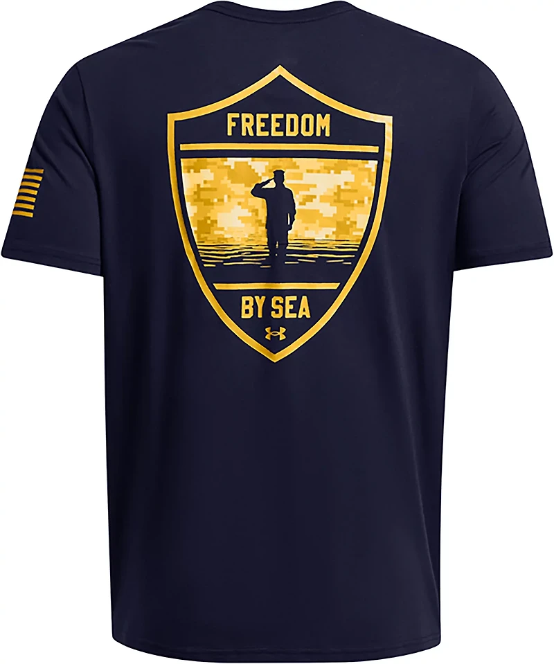 Under Armour Men's Freedom By Sea Short Sleeve T-shirt