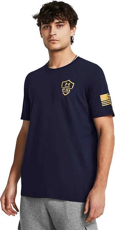 Under Armour Men's Freedom By Sea Short Sleeve T-shirt