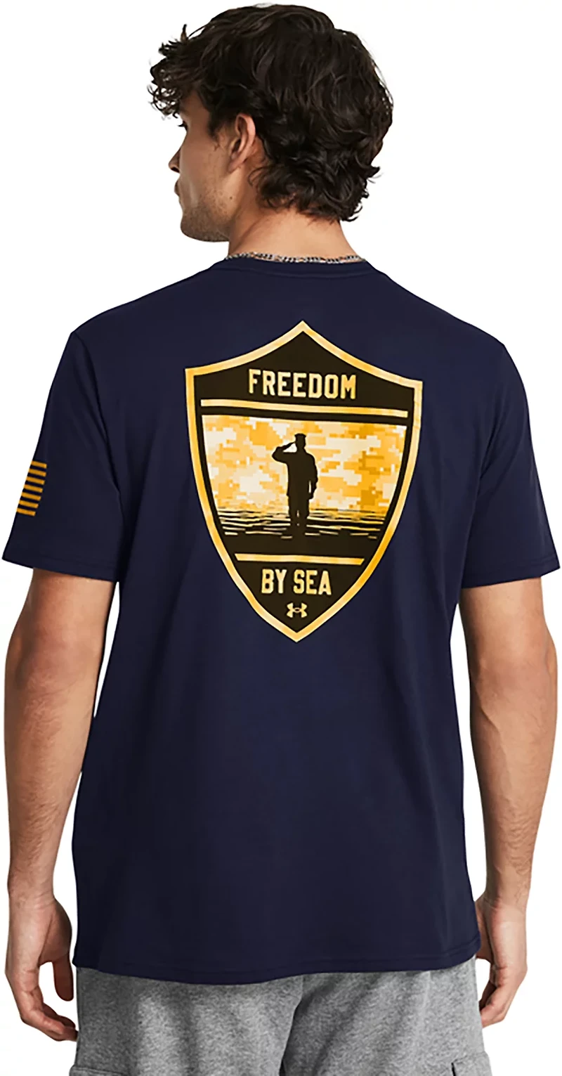 Under Armour Men's Freedom By Sea Short Sleeve T-shirt