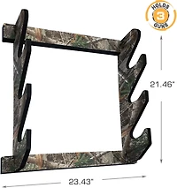 Rush Creek Realtree Camo 3-Gun Wall Rack