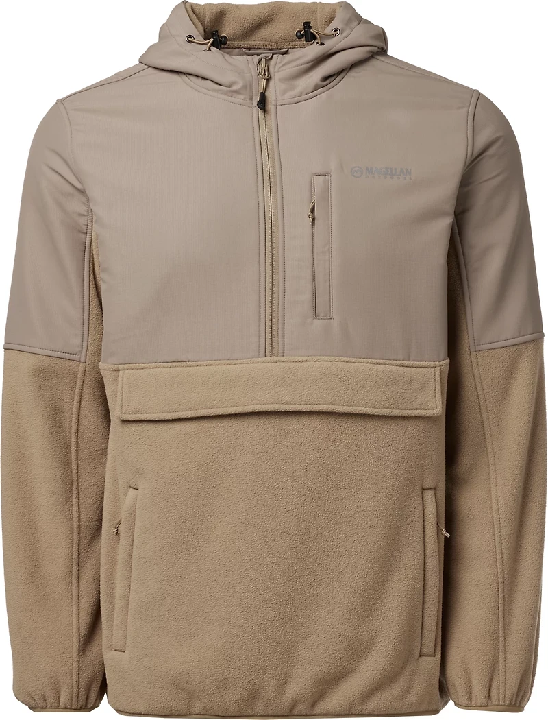 Magellan Outdoors Men's Campfire Mixed Media Pullover Sweatshirt