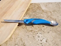 Cuda 5 in TI-Bonded Fillet Knife with Roe Spoon