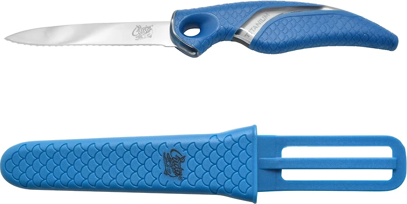 Cuda 3 in TI-Bonded Serrated Net Knife