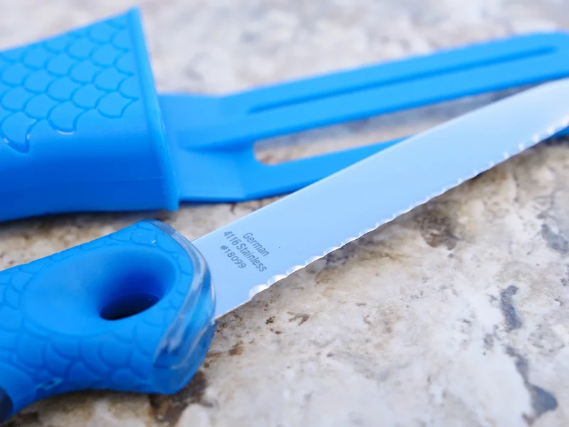 Cuda 3 in TI-Bonded Serrated Net Knife