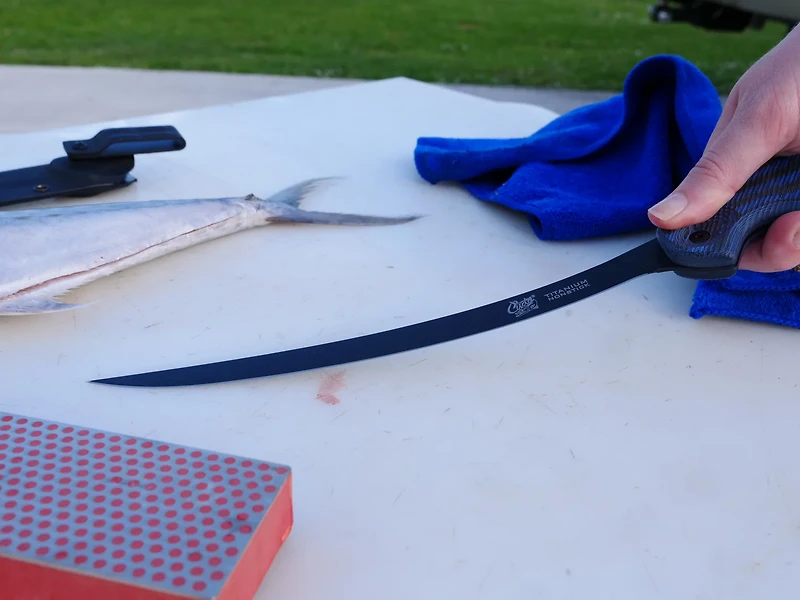 Cuda 9 in Professional Fillet Knife with Micarta Handle