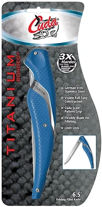 Cuda 6.5 in TI-Bonded Folding Fillet Knife